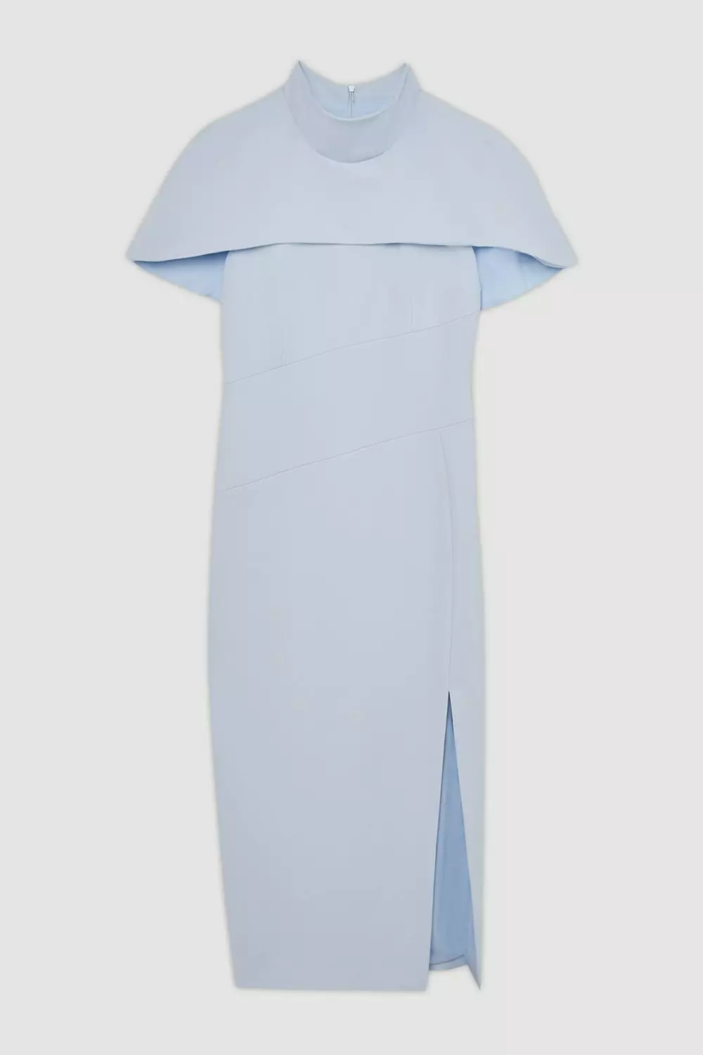 特価/完売前に【KARENMILLEN】Compact Stretch Cape ドレス Compact Stretch Viscose Cape Detail Maxi Dress | Karen Millen